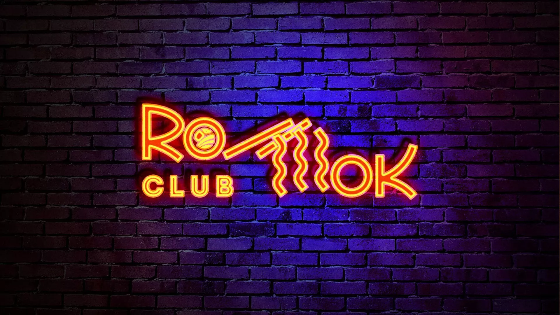 Разработка интерьерной вывески суши-бара «Roll Wok Club» в Грязовце